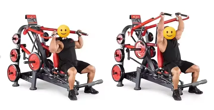 Commercial Use Steel Seated Shoulder Press Machine Plate Loaded Gym Strength Fitness Equipment