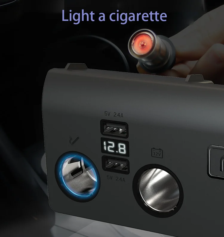 
QC3.0 New Products For 2021 Mini Dual Usb Portable Charger For Electric Car 