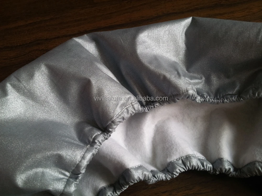 Silver silicone metallic ironing board cover with 15mm sponge pad