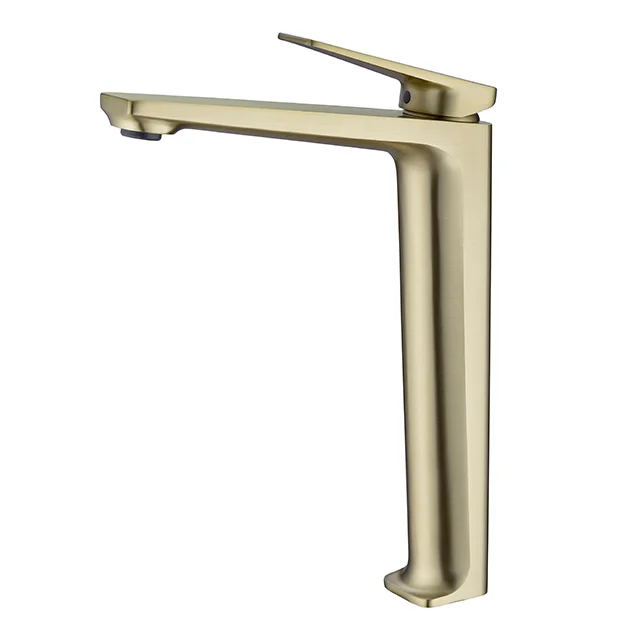 Modern designer Gold Basin Mixer Hot Cold Water Vanity Vessel Faucet basin mixers For Bathroom