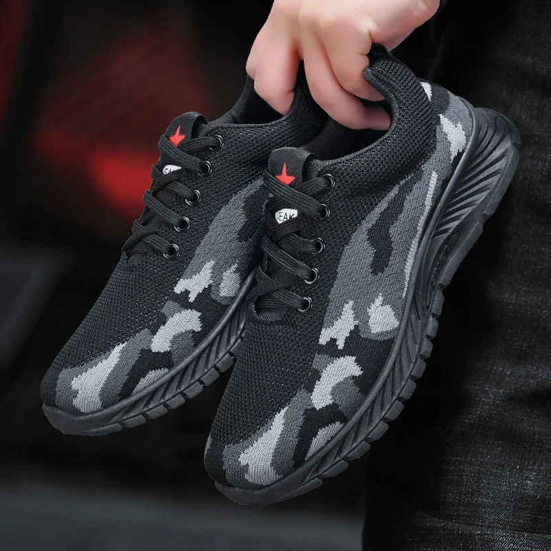 New Comfortable Running Sports Breathable Men Casual Shoes Camouflage Outdoor Sneakers