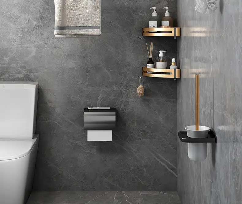 China factory wholesale Cheap Complete Bathroom Hardware Stainless Steel Bathroom Accessories Set