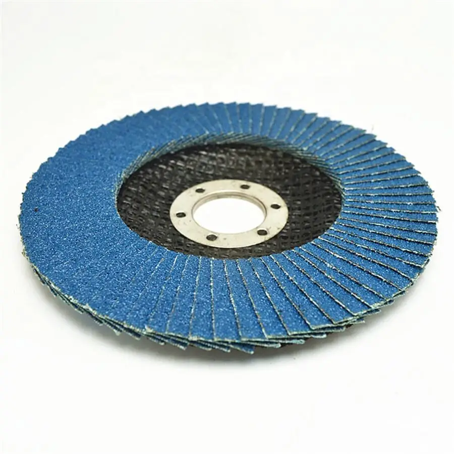 Abrasive Zirconium Aluminium Grit Flexible Flap Disc for Weld Grinding Demurring Rust or Paint Removal and Feathering