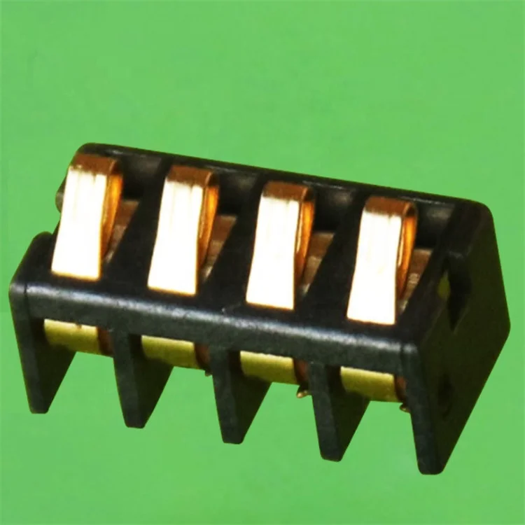 
High Precision Electronics Pogopin Connector 4PIN Shrapnel Battery Holder Charger Proofing 