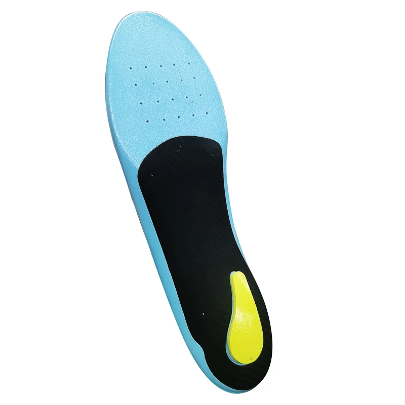 New Arrival Wholesale Gel Arch Support Poron Insole Shock Absorbing Insoles for Shoes Sports