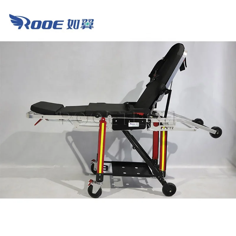 EA-3D1 PLUS 5-Position Folding Ambulance Chair Stretcher with 0-75 Adjustable Back