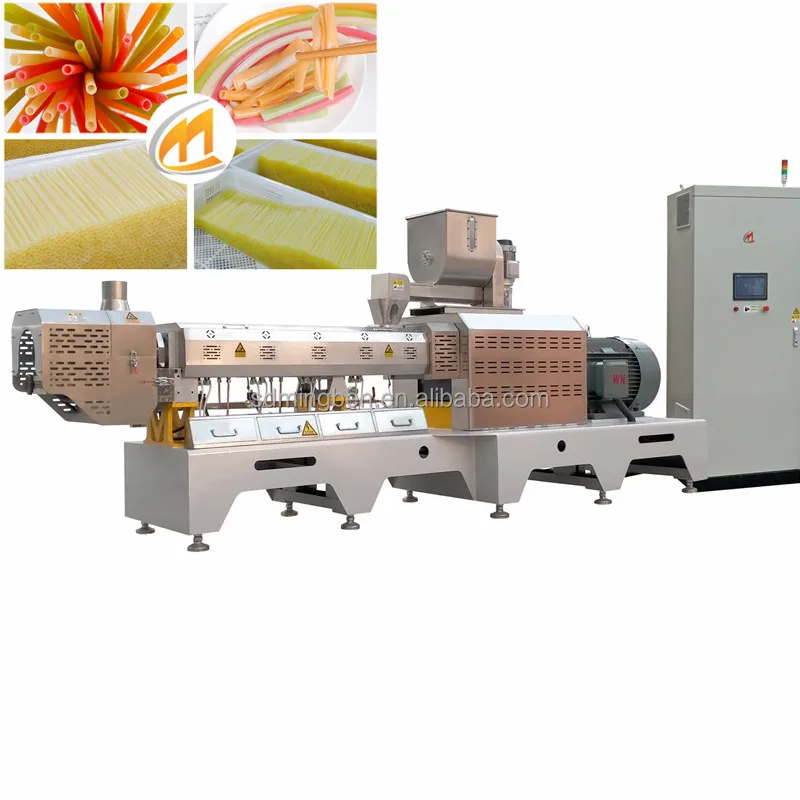 Edible Rice / Pasta / Wheat Disposable Drinking Straw processing line / making machine