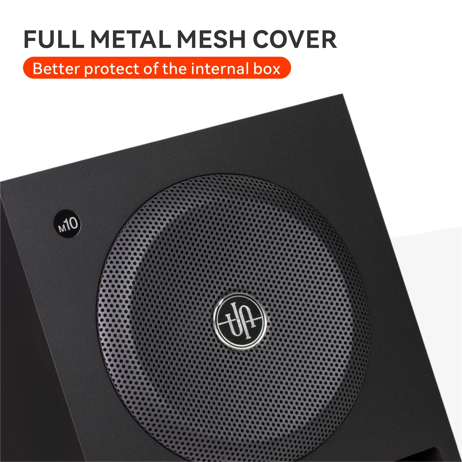 Chordio M10 Silk dome Tweeter Woofer powerful bass wooden bookshelf passive speaker audio sound system