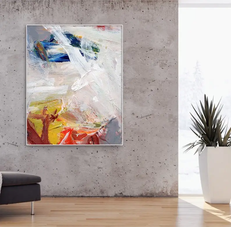 Modern Abstract Art Painting Wall Art Canvas Oil Paintings for Living Room Home Decor