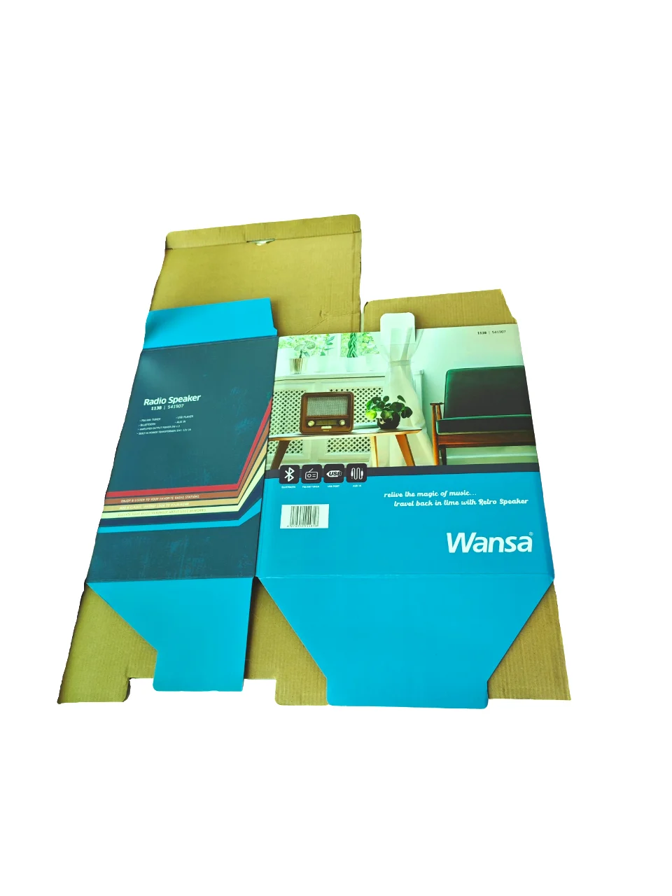 Hot Custom Household Small Appliances Radio Speaker Fan Packaging Box Foldable Mail Box