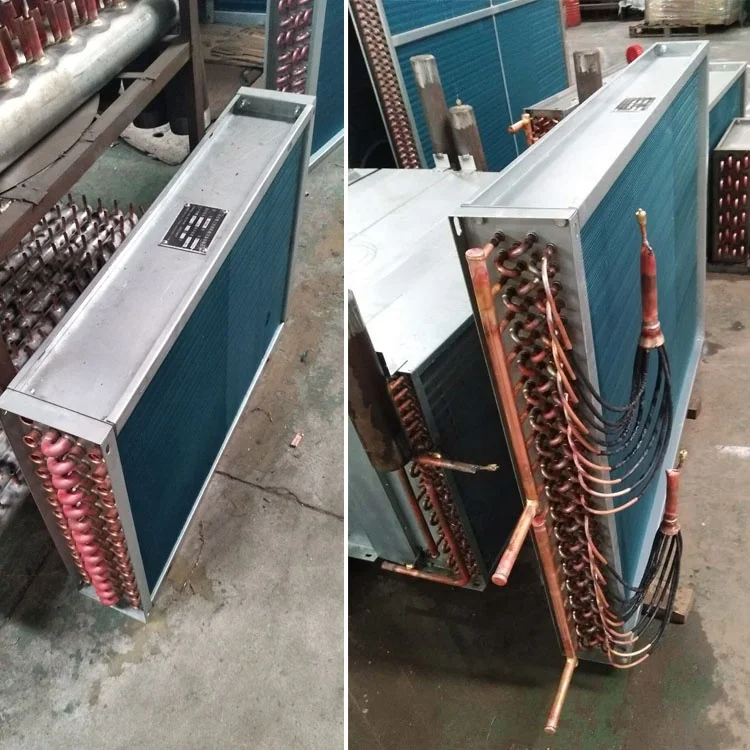 Fin Type Hydrophilic Aluminum Water Cooled Conditioner Coil Evaporator