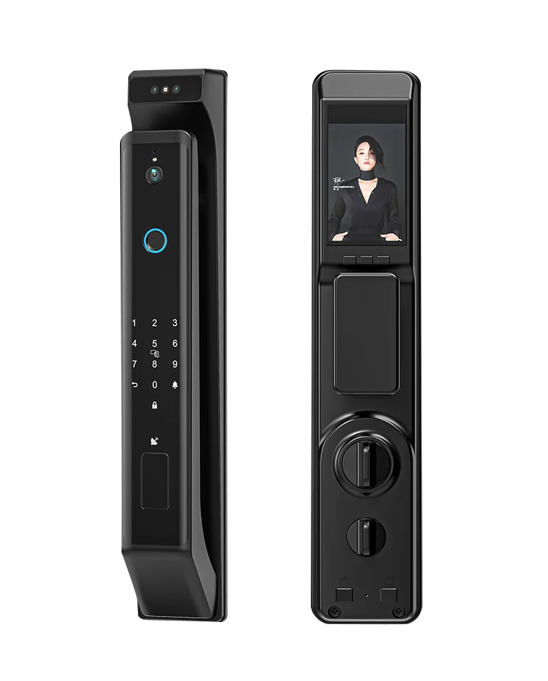 Security Smart Digital Tuya Password Smart card Smart Digital Door Lock With 3D Face Recognition