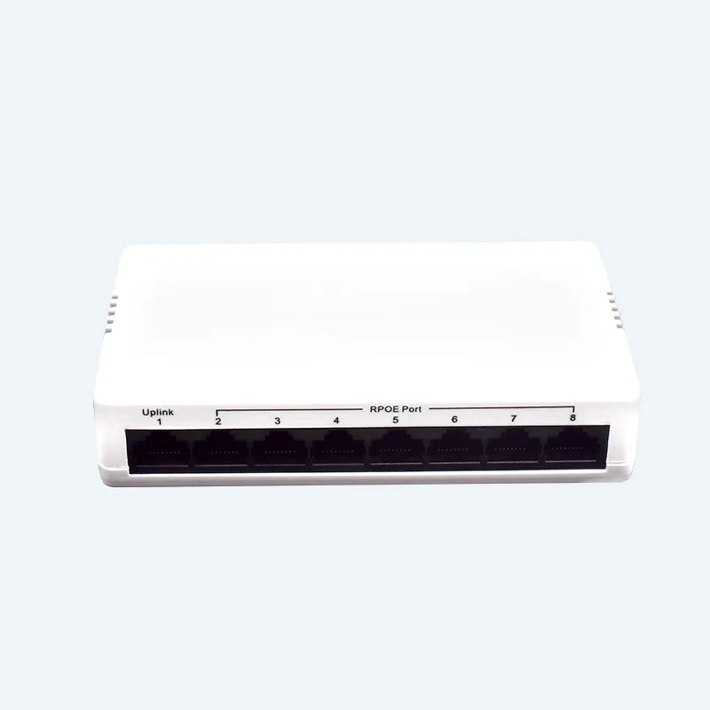 Wanglink 8 ports port1~7 POE in port 8 POE out DC 5V/12V Out Vlan 10/100M reverse POE switch