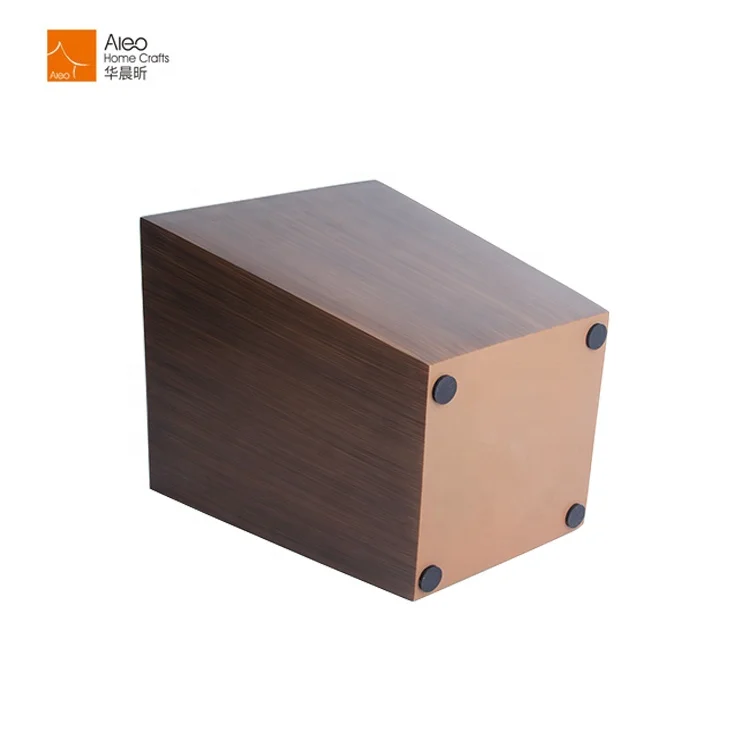 Eco Hotel Room Trash Can And Office Household Kitchen Waste Bin Durable Bathroom Trash Can With Wooden Grain