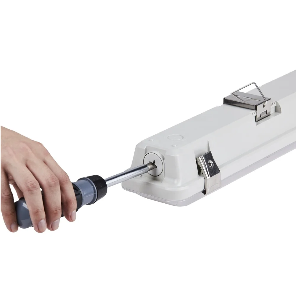 Super Brightness 50W Linear Batten Waterproof  Tri-Proof Light With Double Led Tube