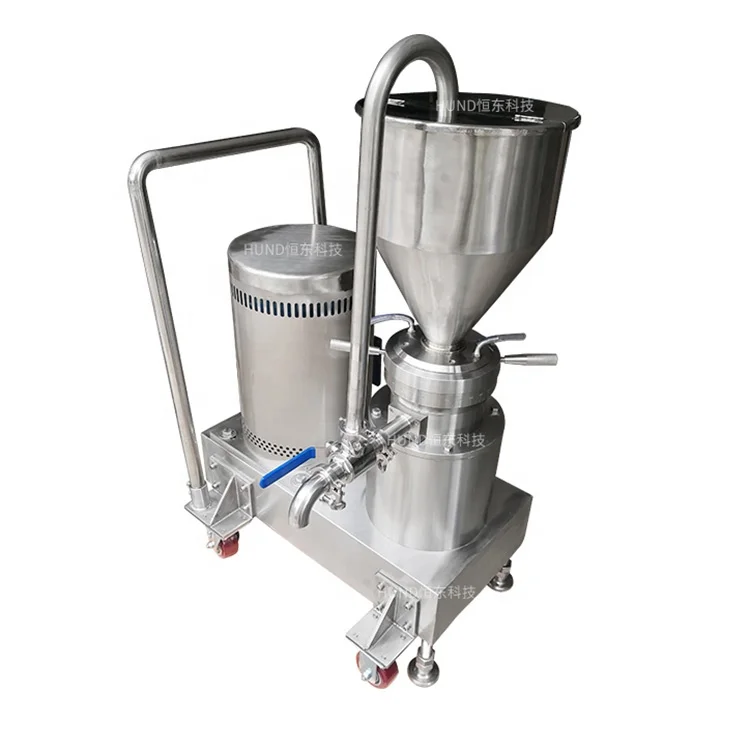 Stainless steel shell sanitary colloid mill grinder food grade paste grinding machine peanut butter making machine