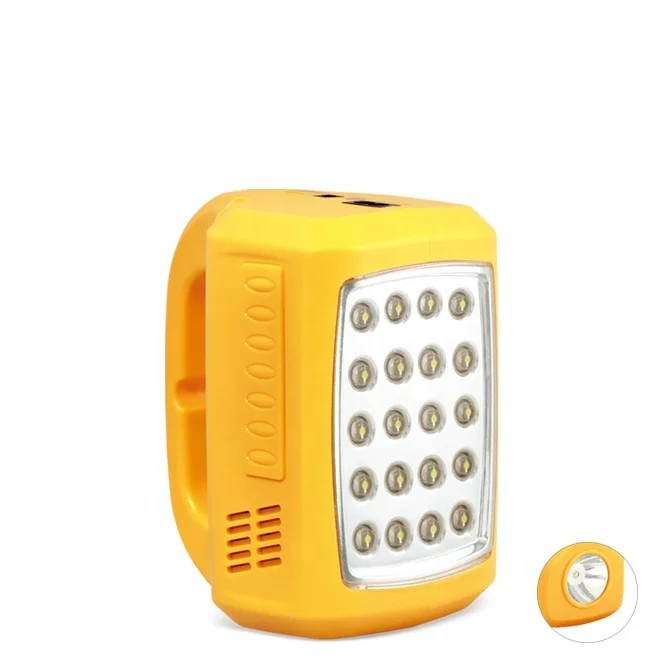 Searching light and multifunctional solar rechargeable emergency light