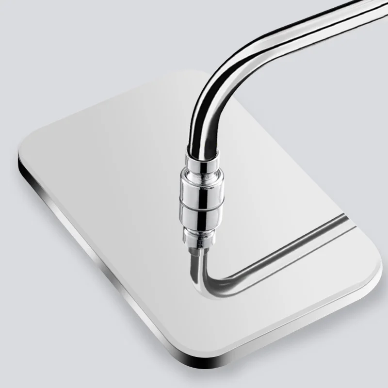 NES-GA6 Large panel pressurized top spray gun Grey shower shower set thickened large top spray