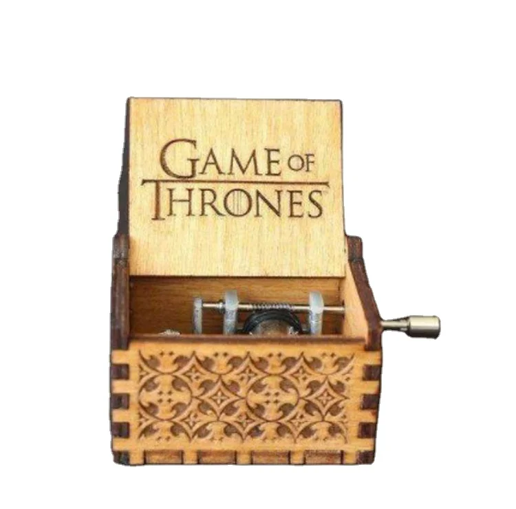 Деревянная музыкальная шкатулка ручной