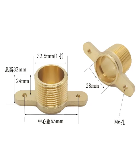 high performance automotive air conditioning systems brass fitting eared fitting flanged  copper pipe fitting