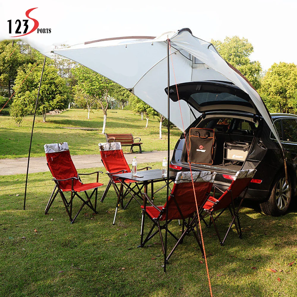 Hot Sell Car Tailgate Canopy Camping Car Rear Tent New Outdoor Car Vehicle Tent