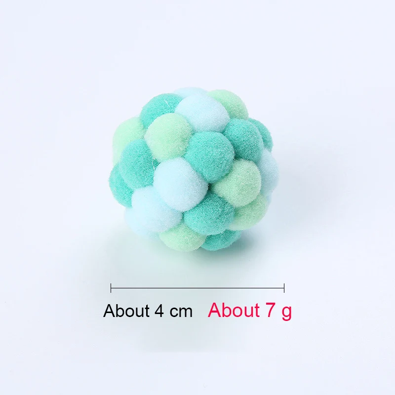 Pet Cat Teasing Stick Pompom Feather Accessories Funny Kitten Interactive Toys For Household Animals Cats Entertainment