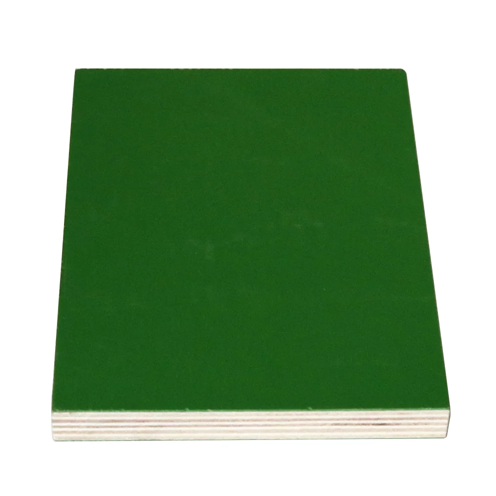 High quality 18mm 20mm 21mm blue green orange color pp plastic film faced plywood factory