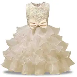 New Fashion Toddler Baby Girl Clothes Children Kids Party Birthday Wedding Princess Dress
