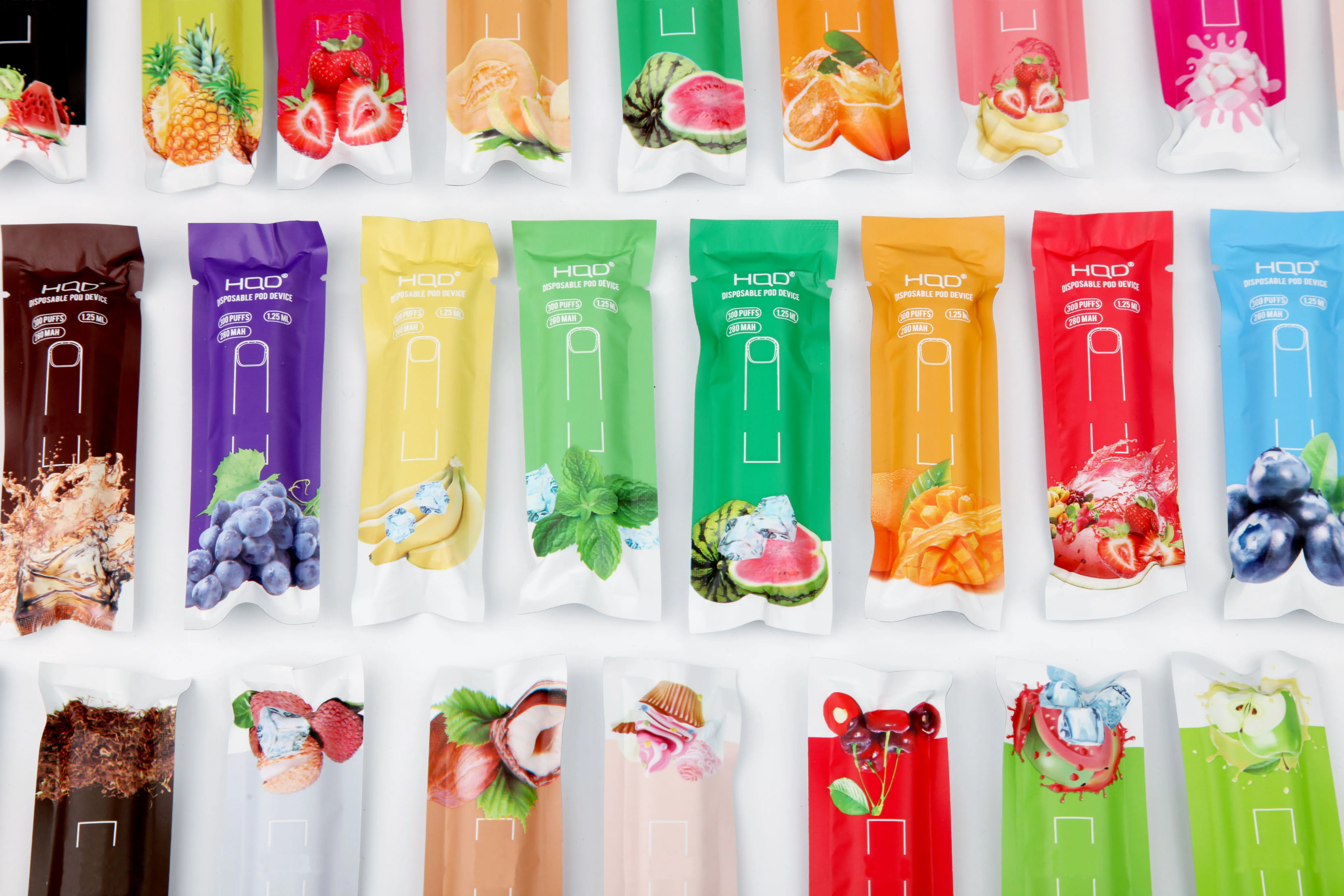 100% Original HQD Cuvie more than 300pfs pod vape device many different 280mAh colors fast shipping