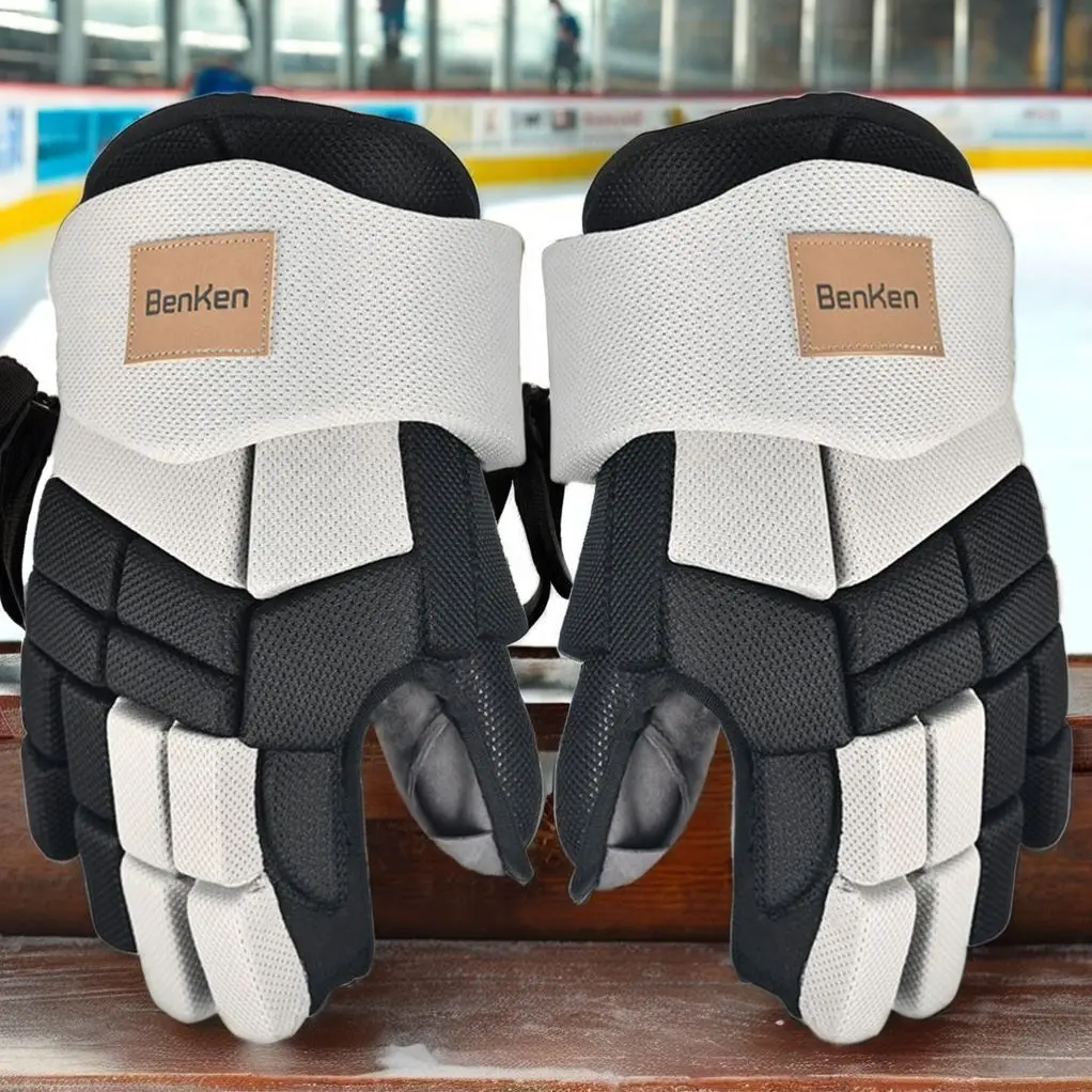 sports protective gear Children Professional Hockey Equipment Youth Ice Hockey Gloves Protective Gear For Lacrosse