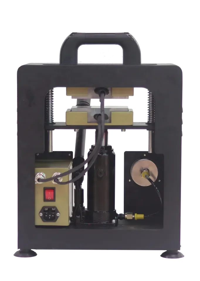 Latest Dual Heating Plates Oil Press Machine 10 Ton Pressure