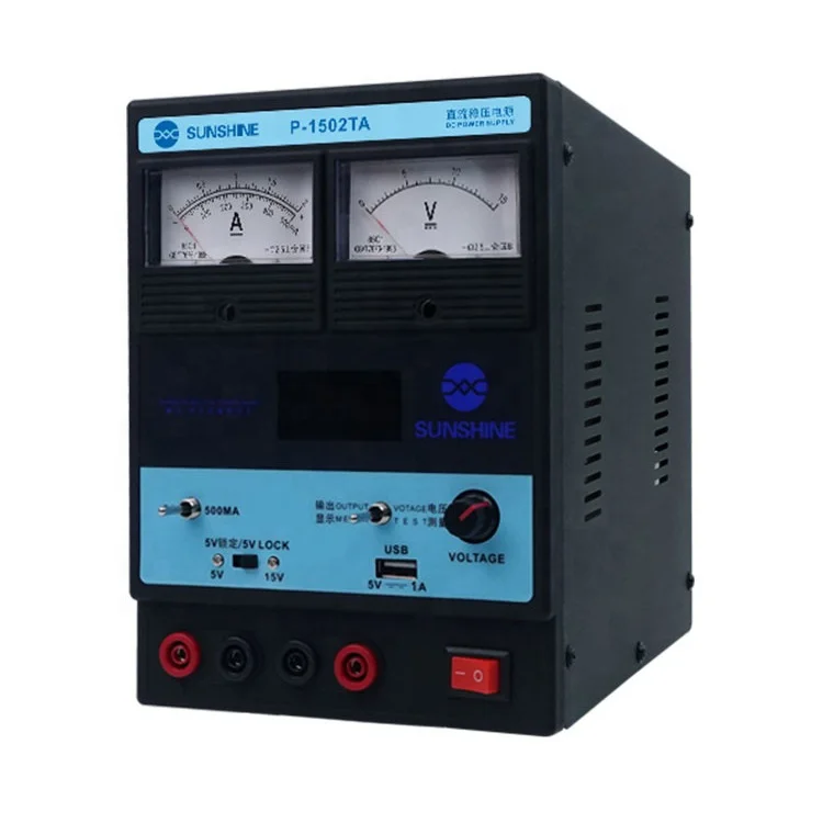 SUNSHINE P-1502A 15V 2A источник питания постоянного тока для ремонта мобильного