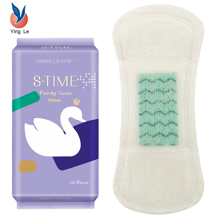 Hot Sale Green Negative Anion  panty liner sanitary pads anion chip Manufacturer in China  girls sexy panty liner sexy