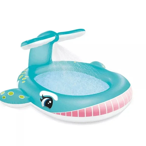 INTEX 57440 KIDS INFLATABLE WHALE SPRAY POOL