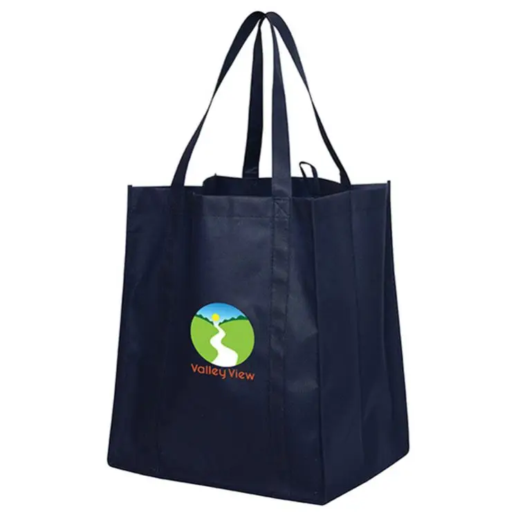 China Biodegradable Shopping Polypropylene Tote Non Woven Bag, Custom Logo Printed Reusable Bag