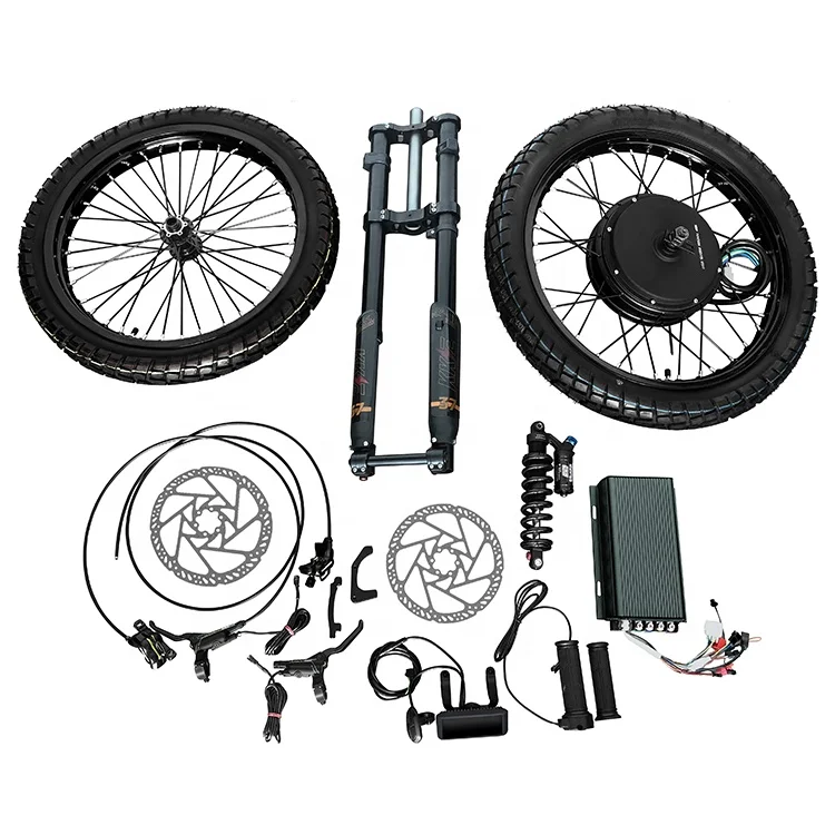 
72V 5000W 50H gearless hub motor ebike conversion kit with front wheel  (1600121145048)