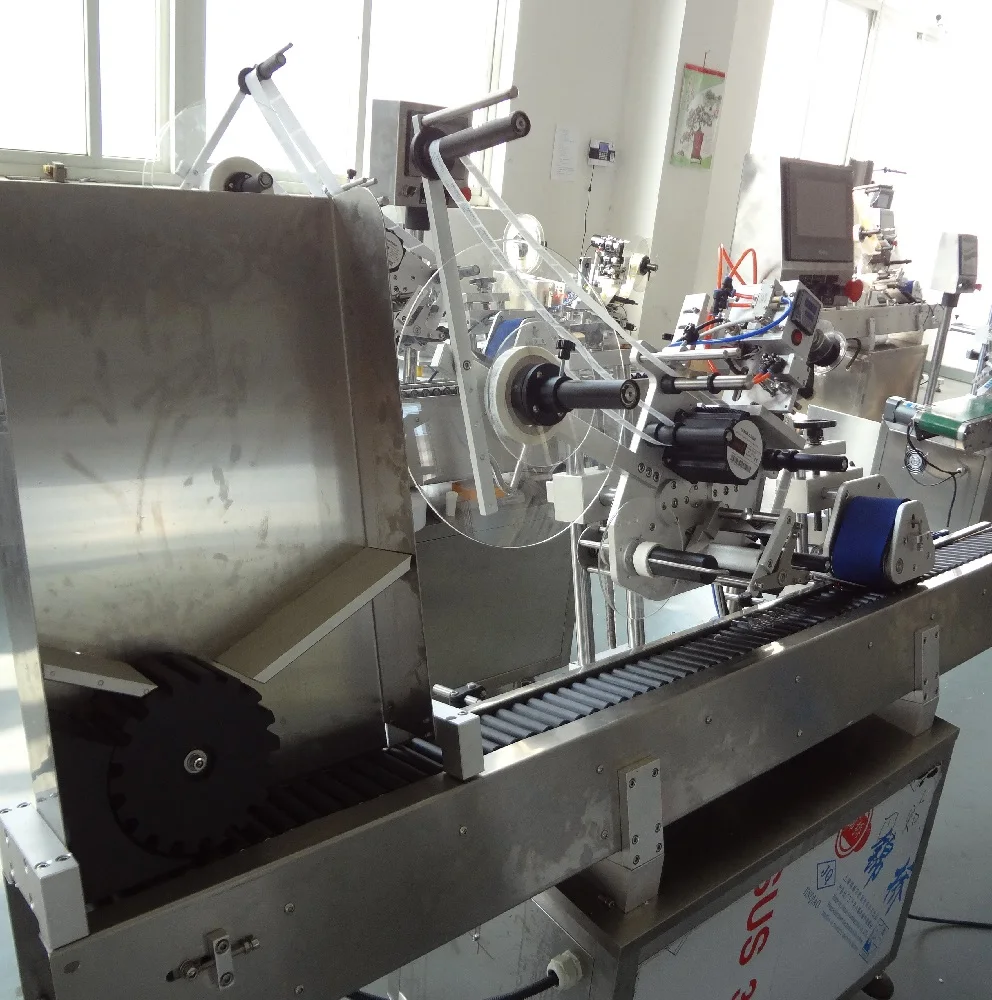 YIMU YM215 2025 new product small tubes auto horizontal bottle label applicator machine