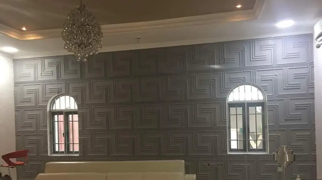 PVC Ceiling Plastic Panels Walls 3D