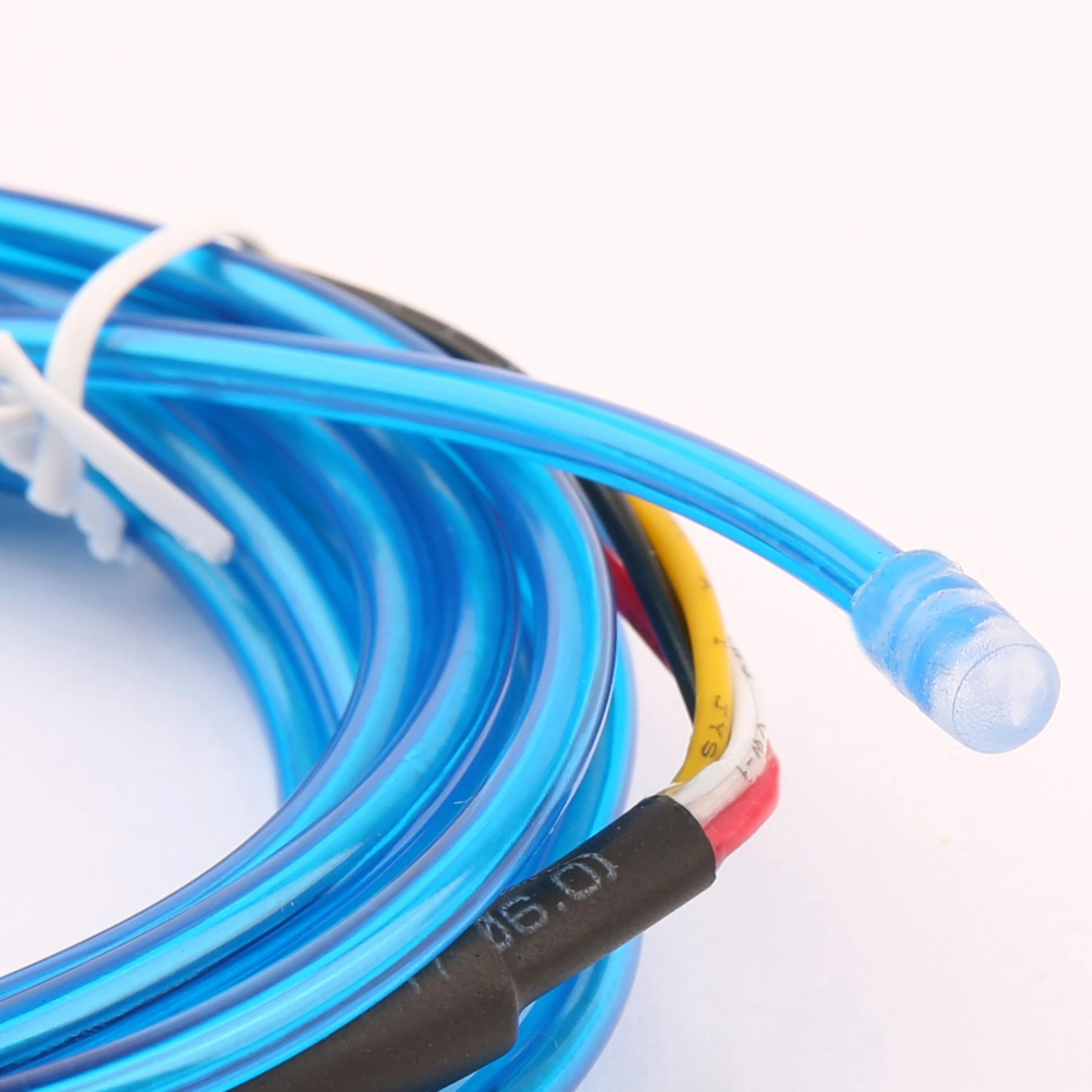 2022 hot sale blue color chasing brightness EL wire for Halloween Decoration