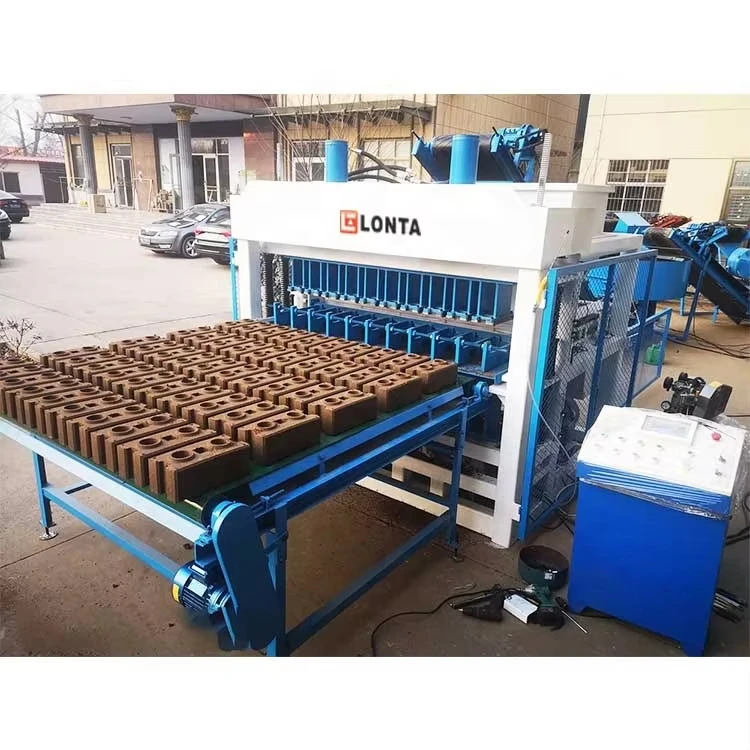 LONTA LT10-10 Full Automatic Interlock Hollow Mud Compressed Earth Soil Clay Brick Block Making Machine In Algeria Botswana