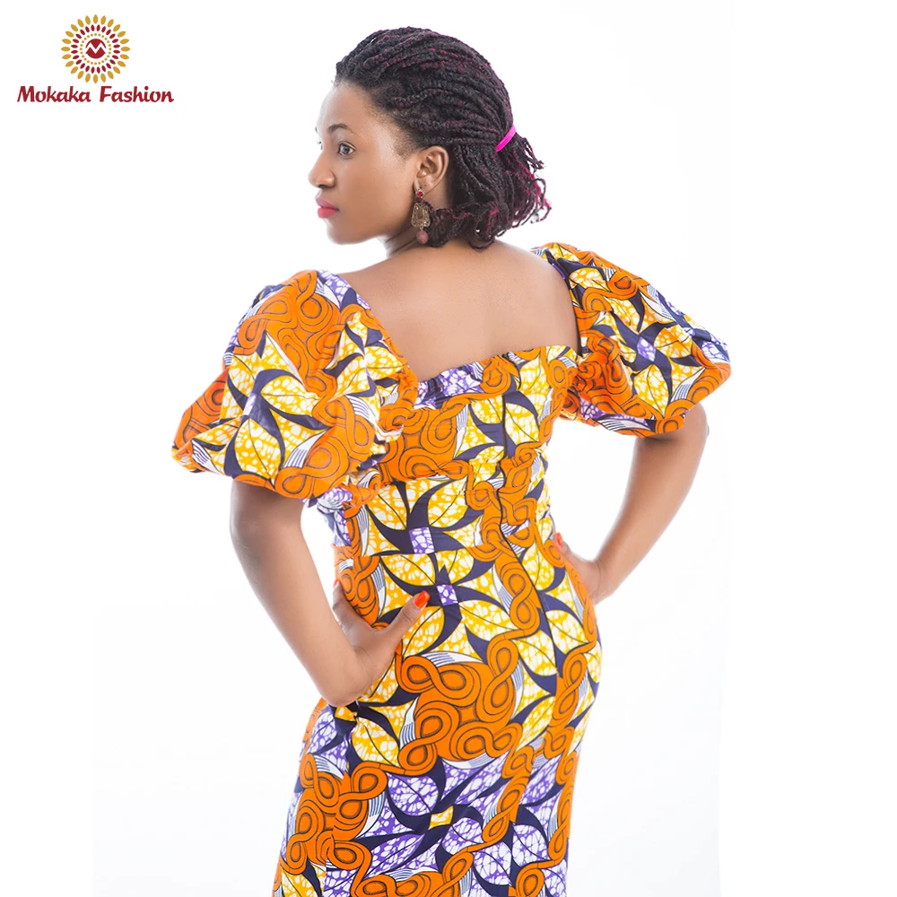 
2020 Ladies african evening dresses Evening Dress African Kitenge Prom Party Designs Dresses 