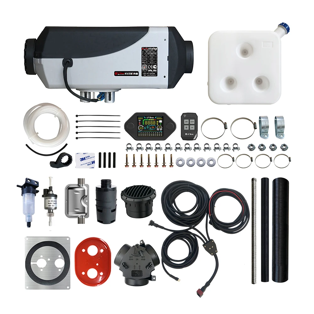lfbros 5KW 12V air diesel parking heater for trucks, boats, caravans similar to webasto heater