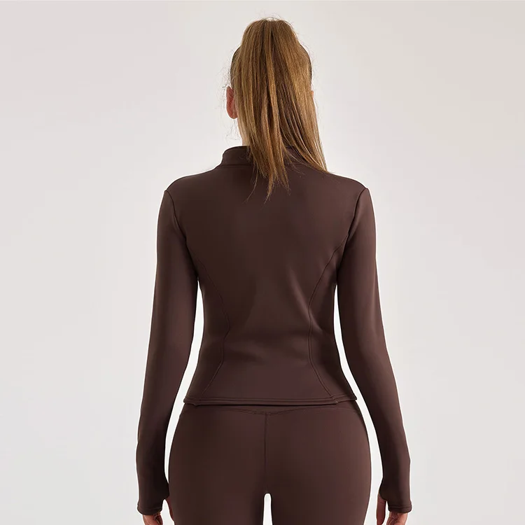 Winter Coat Plu Size Women Zip Up Popular Woman Gym Sport Yoga Jacket woman Outer Wear Training Fitness jacket