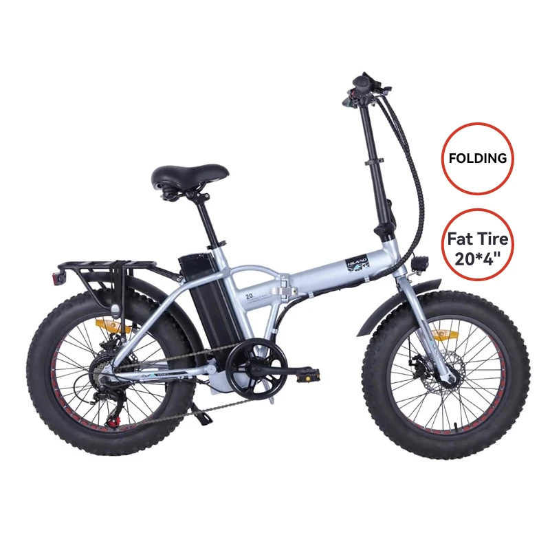 JOYKIE folding ebike sharing bike solution nb iot module 20 inch ebike 36v 250wfat tire 6 speed electric bicycle