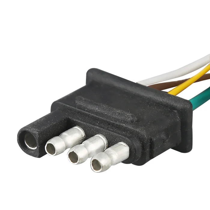 Electrical Truck Trailer Wiring Harness Cable with 4 Way Connector Plug