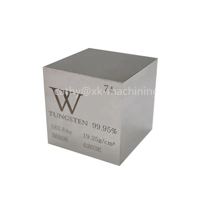 XinKang Hot Sale Tungsten Metal Cubes 99.95% Pure Tungsten W 10mm for Elements Collection