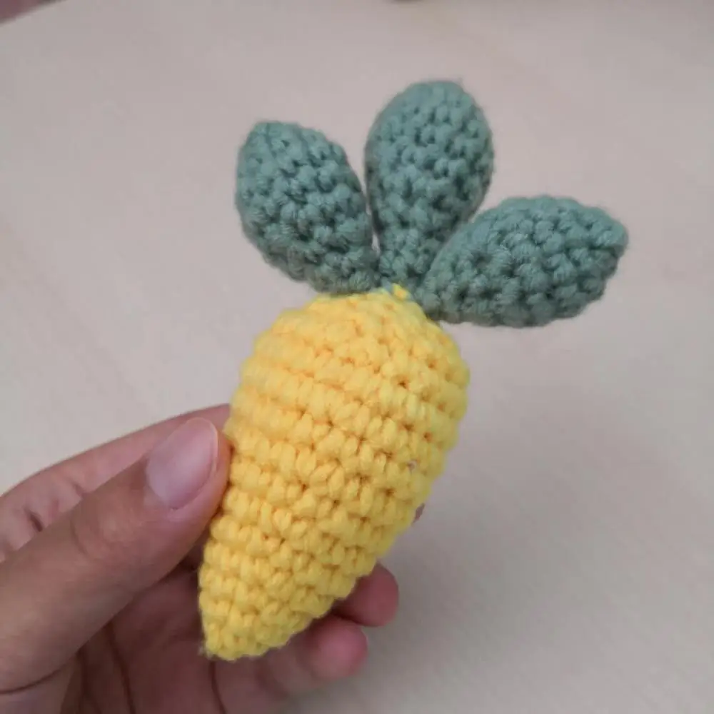 Wholesale Crochet Cotton Yarn Play Pretend Kitchen Food Hand Knit Stuffed Fruit with Custom Design