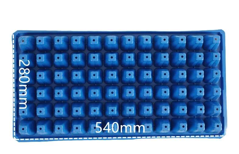 72 nursery cells  Factory Direct Produced High Quality Plastic Nursery Seedling Trays PET propagation tray