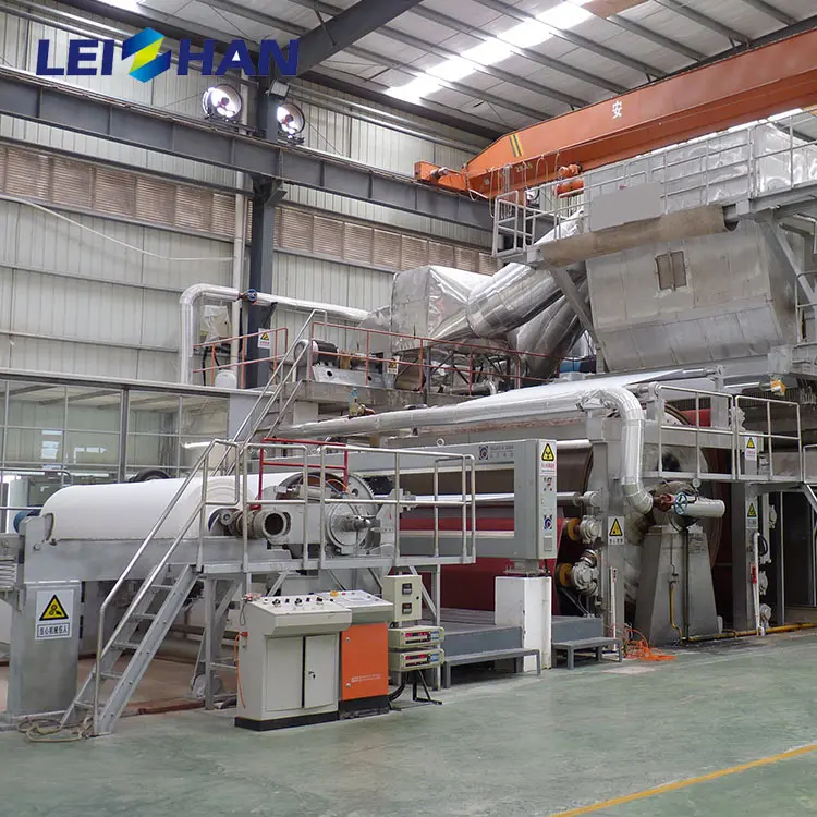 Leizhan 20 tons per day small waste paper toilet paper production line
