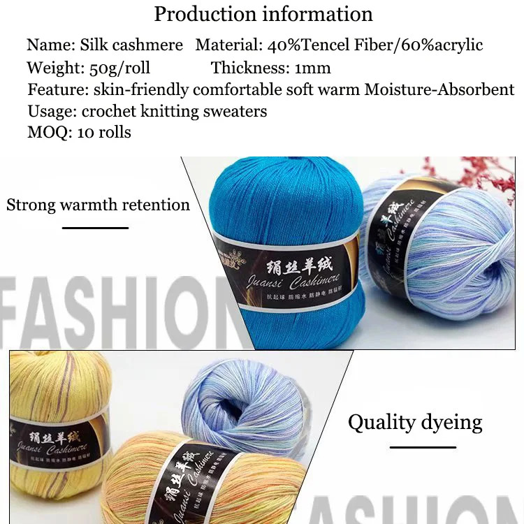 Manufacturer  acrylic cotton Markwin blend  knitting crochet sweater acrylic knitting free sample